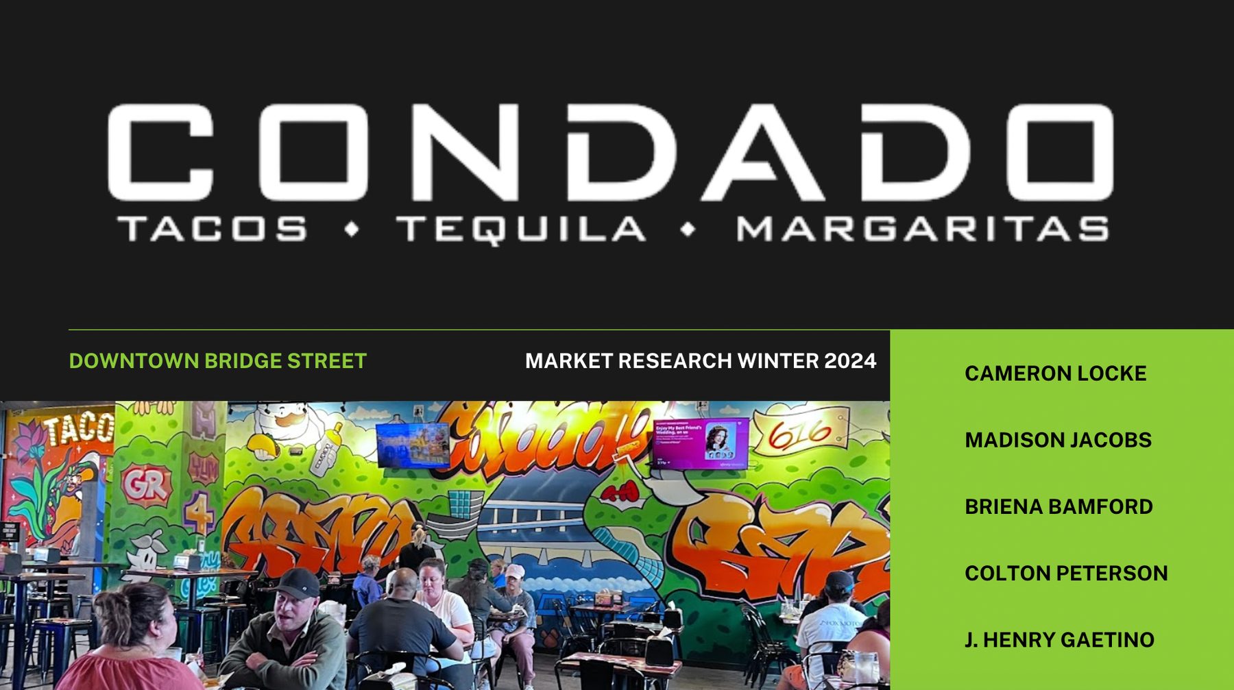 Condado Tacos Market Research